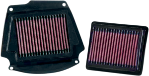 High Flow Air Filter Black, Red