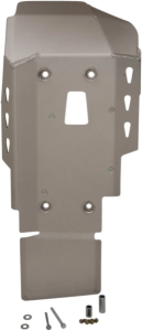 MOOSE RACING Aluminum Skid Plate Silver 
