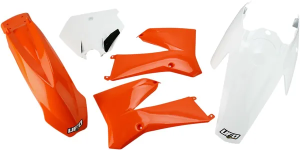 Full Body Replacement Plastic Kit Orange, White