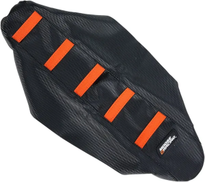 MOOSE RACING Seat Cover Ribbed Ktm Or Black 