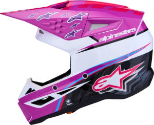 Casca Alpinestars SM3 Falcon Mov/Alb/Roz XS, 3, nordicamoto.ro