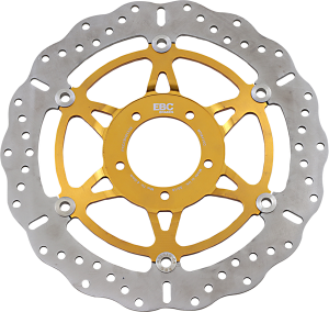 Pro-lite Xc Contour Brake Rotor Aluminum, Gold, Silver, 1, nordicamoto.ro