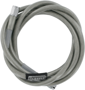 Street Legal Universal Brake Lines Silver, Clear-coated, 1, nordicamoto.ro