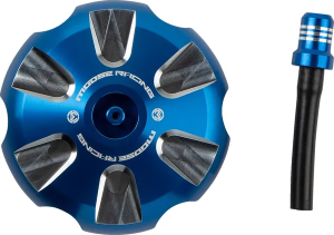 MOOSE RACING Aluminum Gas Cap Blue 