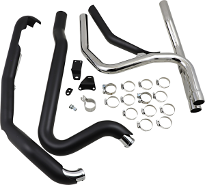 Powerport Dual Headpipes For Trikes Black