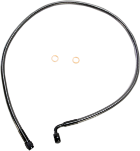 Alternate Length Designer Series Abs-specific Front Brake Line Kit Black, Black Pearl, 1, nordicamoto.ro