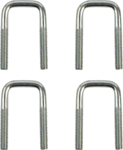Plow Replacement U-bolts Silver 
