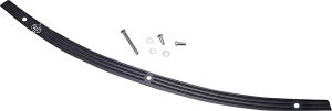 Flare Series Windshield Trim Black