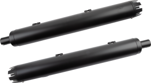 Dual Cut Slip-on Mufflers Black, 2, nordicamoto.ro