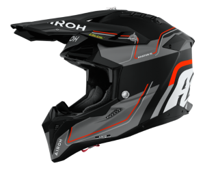 Cască Moto Cross Airoh Aviator 3 Leader Portocaliu Mat, 2, nordicamoto.ro