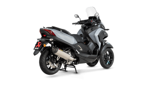 Slip-on Line Muffler Scooter Black, Carbon Fiber