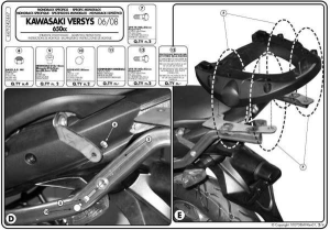 Cadru Principal Kappa KAWASAKI VERSYS 650 '06-'09