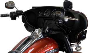 1-1/4(r) Ez Install Pointed Top Handlebar Black, 2, nordicamoto.ro