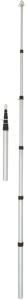 Telescoping Flag Pole Silver, 1, nordicamoto.ro