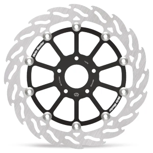 Seria Flame cu rotor flotant – Negru, Argintiu