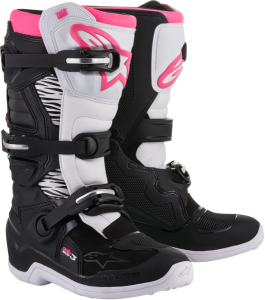 Cizme dama Alpinestar Stella Tech 3 Black White Pink