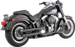 3(r) Twin Slash Slip-on Mufflers Black 