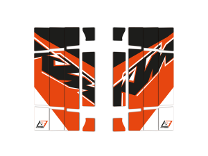 Trophy Rad Louvers Black, Orange