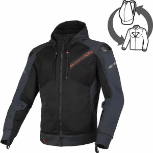 Geaca textil de vara MACNA BRERO L Verde/Negru, 3, nordicamoto.ro