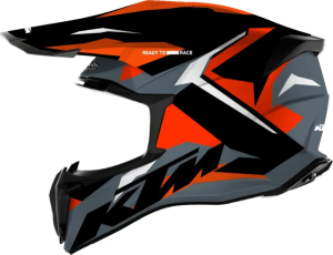 Casca KTM STRYCKER Gray/Orange/Black
