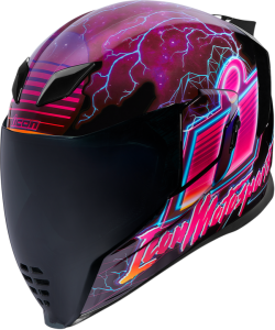 Casca Icon Airflite™ Synthwave Black/Pink/Purple