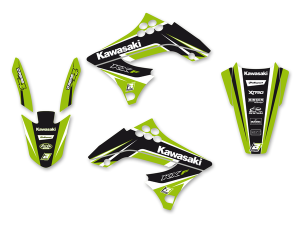 Dream 4 Graphics Kit Black, Green, White, 2, nordicamoto.ro