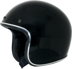 Fx-76 Vintage Helmet Gloss Black-chrome TrimBlack  M, 1, nordicamoto.ro