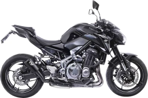 Tobă de eșapament LeoVince LV-10 Full Black Slip-On pentru Kawasaki Z900, 3, nordicamoto.ro
