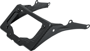 Carbon Fiber License Plate Mount Black