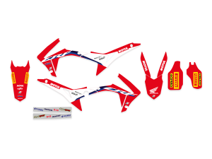 Replica Team Graphic Kits With Seat Covers Blue, Red, White, 3, nordicamoto.ro