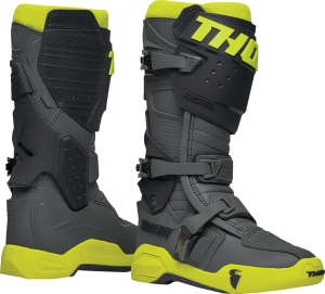 Cizme Thor Radial MX Gray/Fluo Yellow