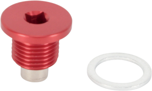 Magnetic Drain Plug By Zipty Red