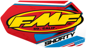 Fmf Exhaust Replacement Decal Blue, Red, White, Yellow