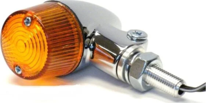 Lămpi de poziție rotunde din aluminiu #2, cromate, 1, nordicamoto.ro