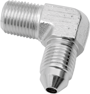 Chrome Steel Brake Line Fitting Chrome, 1, nordicamoto.ro