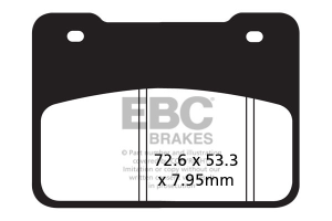 Sfa Series Organic Scooter Brake Pads