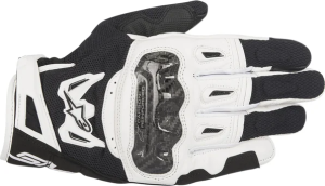 Manusi Piele Alpinestars Smx-2 Air Carbon V2 Negru/Alb M, 1, nordicamoto.ro