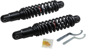 Premium Ride-height Adjustable Shocks Black, 1, nordicamoto.ro