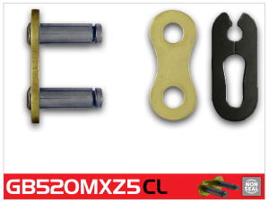 520 Mxz5 Drive Chain Black, Gold