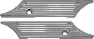 Saddlebag Latch Covers Silver