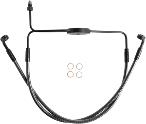 Karbonfibr Lower Brake Line Silver, Carbon Fiber, Karbonfibr