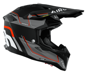 Cască Moto Cross Airoh Aviator 3 Leader Portocaliu Mat