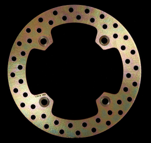 Round D-series Fixed Offroad Brake Rotor Gold, Zinc, 1, nordicamoto.ro