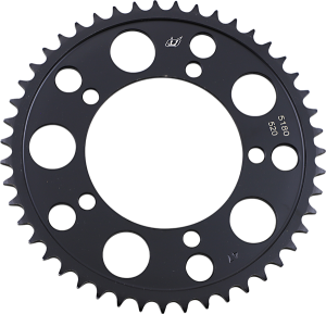 Lightweight Steel Rear Sprocket Black, Anodized