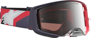 Ochelari Alpinestars Supertech Hiten Negru/Rosu/Lentila Colorata, 3, nordicamoto.ro