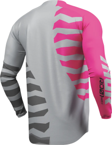 Tricou Launchmode Shredder roz-gri, 5, nordicamoto.ro