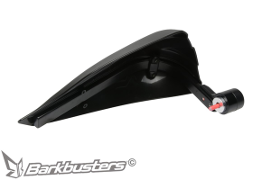 Storm Handguard – Single Point Bar End Mount - Threaded Black, 5, nordicamoto.ro