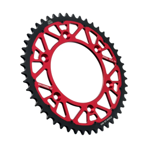 JT SPROCKETS Twinstar Steel-aluminum Hybrid Sprocket Black, Red 