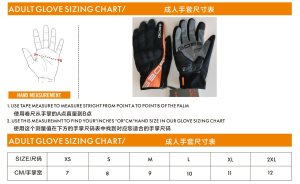 Manusi, GOES GLOVES_ORANGE_M/9, nordicamoto.ro