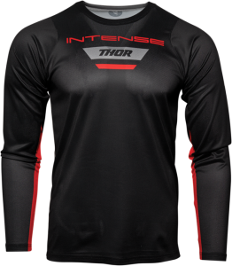 Tricou MTB Thor Intense Black/Gray/Red